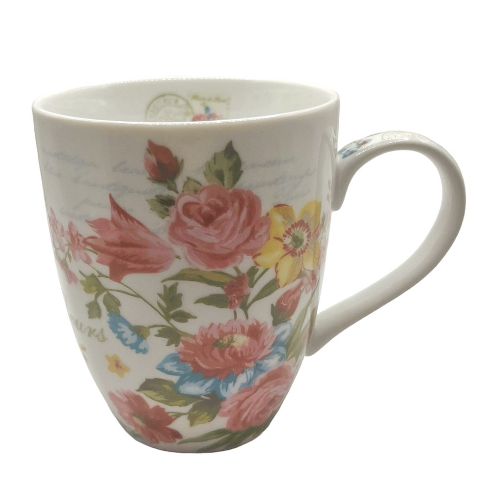 Set of 2 Floral Mugs